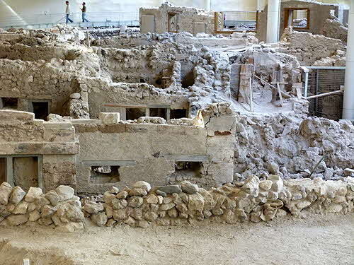 Akrotiri excavations