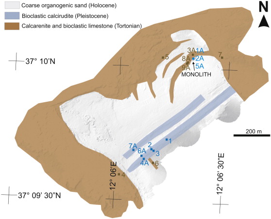 Carte geologique du lieu