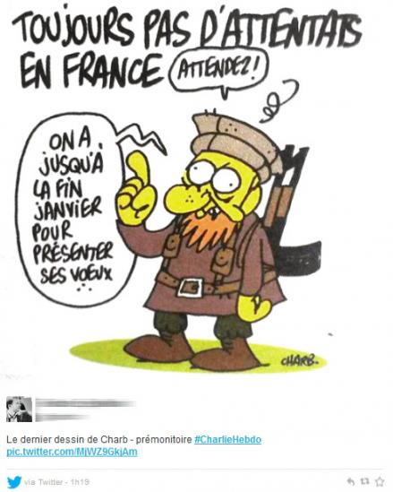 Charb premonition hommage