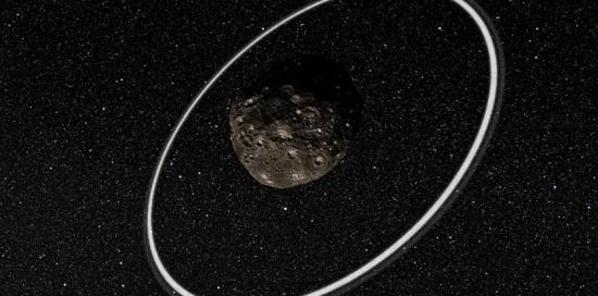 Decouverte etonnante un asteroide possede deux anneaux
