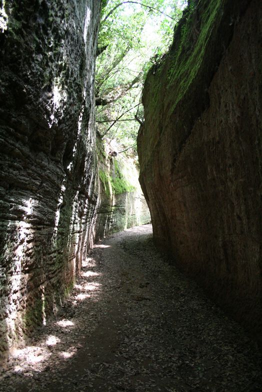 La via cava di poglio