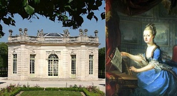 The french pavilion in the gardens of the petit trianon and marie antoinette