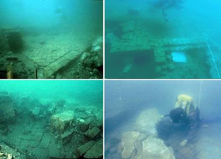 underwater city of Mahabalipuram off the coast of India