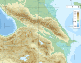280px caucasus topo map blank svg