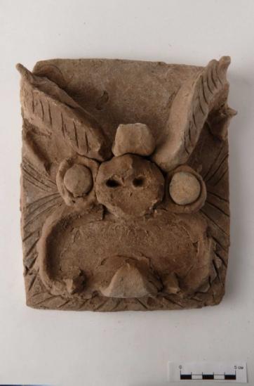 Apotropaic roof tile in chinese style