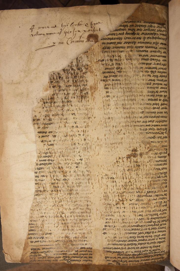 Bristol manuscript fra 1a