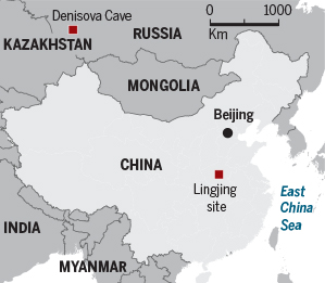 China cave map