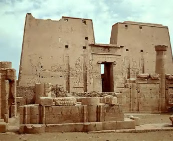 Edfou haute egypte temple d horus