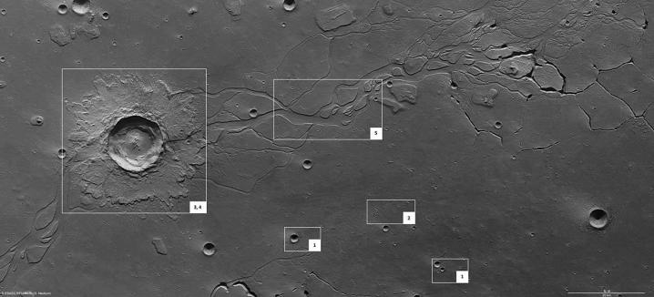 Esa hephaestus fossae mars 2009