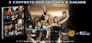 Concours SerieViewer : Gossip Girl intégrale saison 6 - 5 coffrets DVD à gagner
