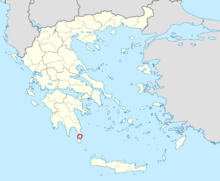 Grece pavlopetir map