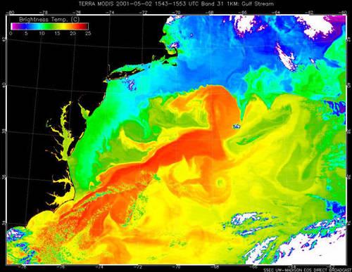 L'automne dernier, le Gulf Stream a dévié sa trajectoire de 200 km
