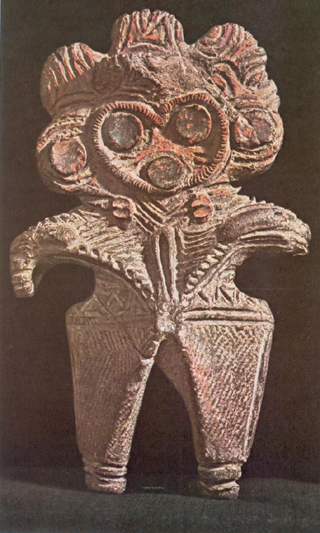 Humanoidetypemetalcombinaisonperiodejomonartjaponaisprehistoire200bc