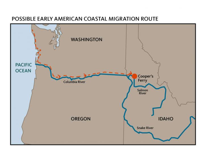 Idaho migration route