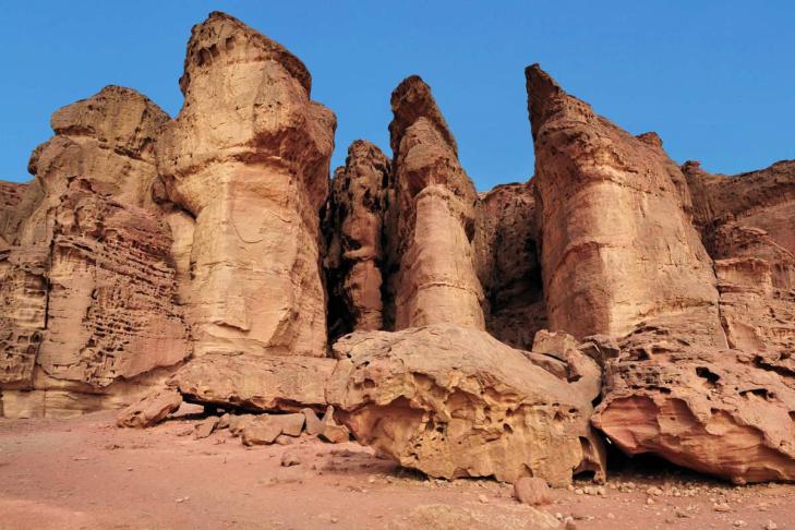 Israel piliersdesalomon park timna