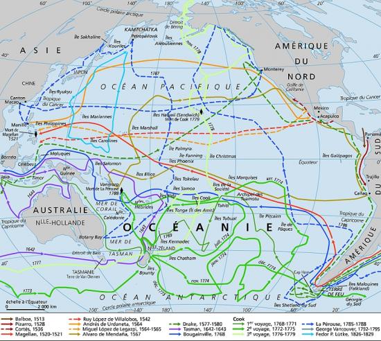 La decouverte du pacifique