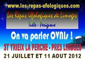 Les prochains Repas Ufologiques de Limoges annoncés
