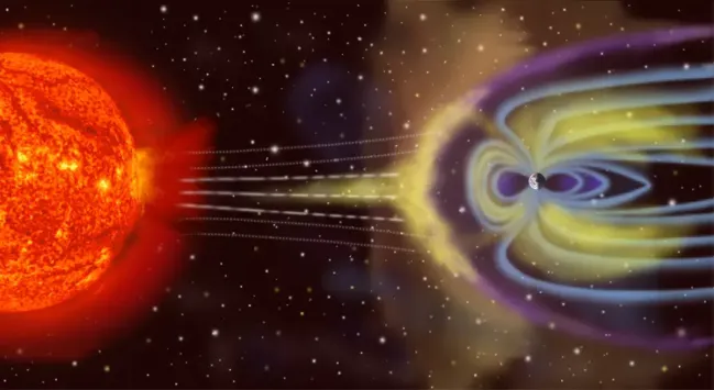 Magnetosphere rendition