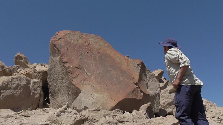 Nasca lapalpa petroglyphes