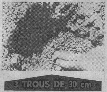 Décembre 1973 : Atterrissage avec traces à Fabrègues