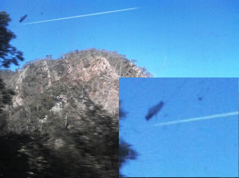 OVNI photographié d'un train de banlieue à Salta, Argentine