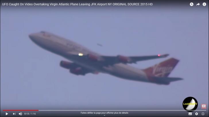 Ovni ufo depassant un avion jfknyork 4 8 2015c