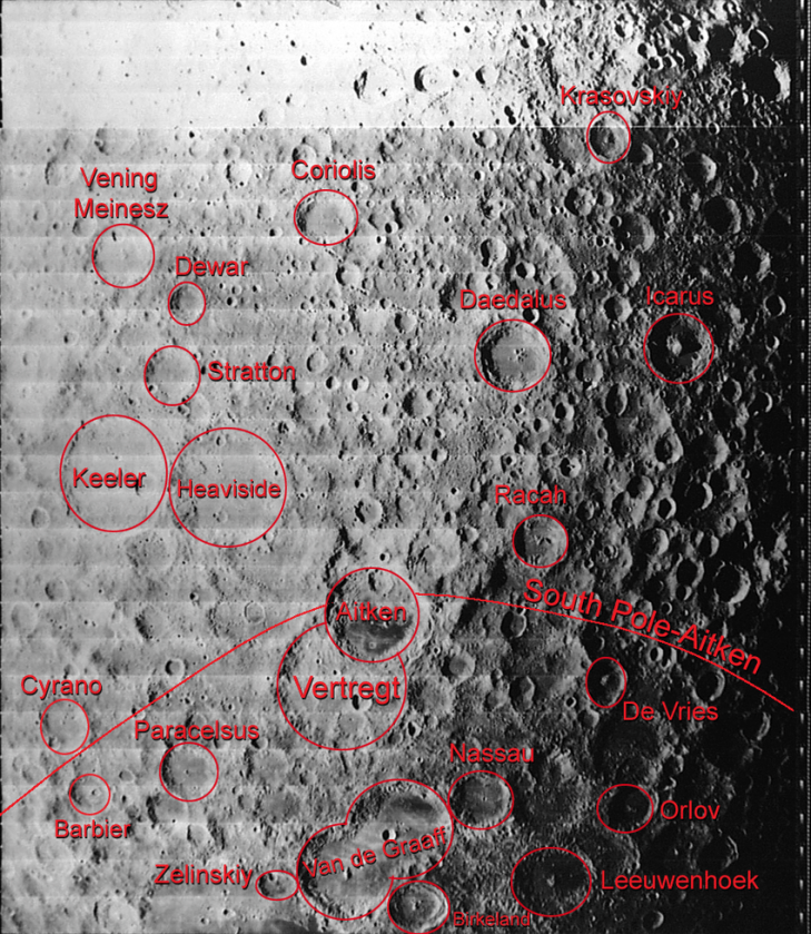 Paracelsus c is a satellite crater of paracelsus located in the aitken basin on the far