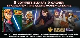 Concours SerieViewer : Star Wars : The Clone Wars Saison 5 - 5 DVD et 5 Blu-Ray à gagner