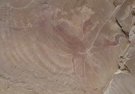 The pterodactyle at san rafael swell in black dragon wash utah