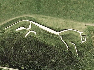 Uffington white horse sat mini