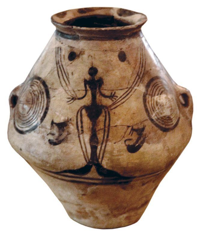 Vase neolithique detoure