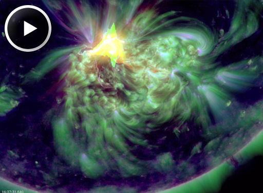 Tempête magnétique le 14-07-2012