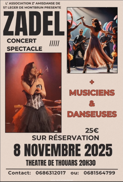 Zadel en direct le 8 novembre 2025